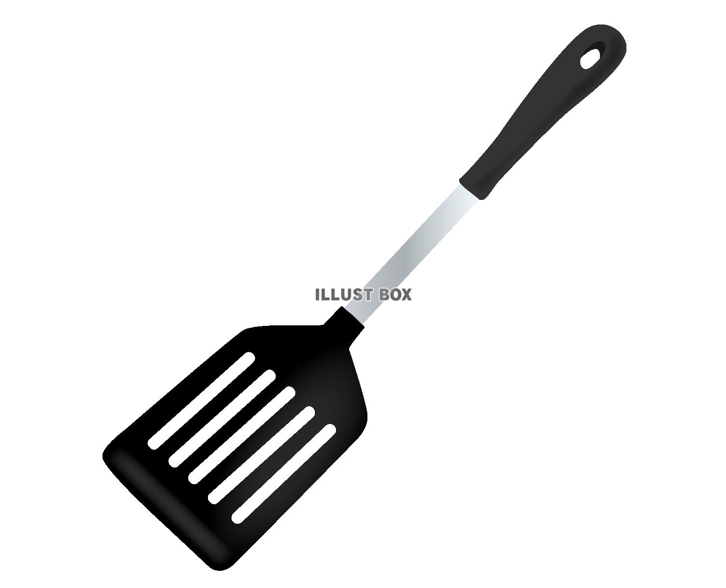 フライ返しイラスト・フリー素材なら「シンテリ」