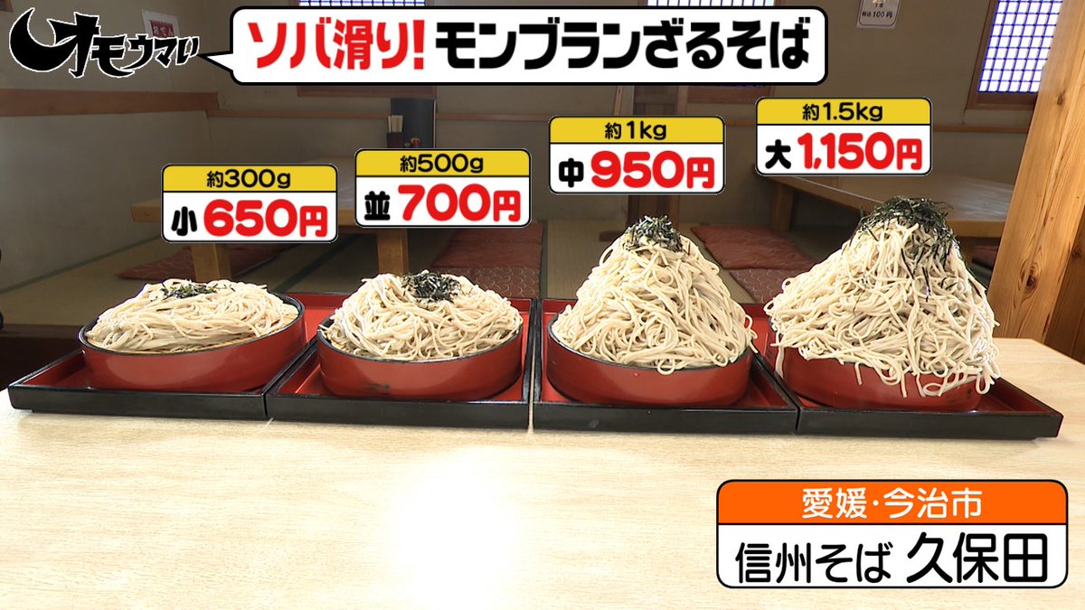 そっくり！ざるそばモンブラン