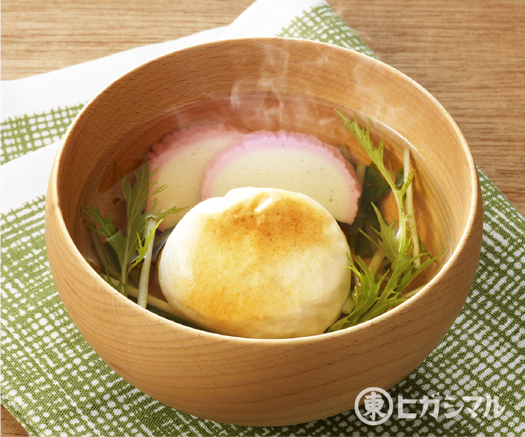 おでんの素でお手軽！お雑煮～旬の香り きざみゆずを添えて～