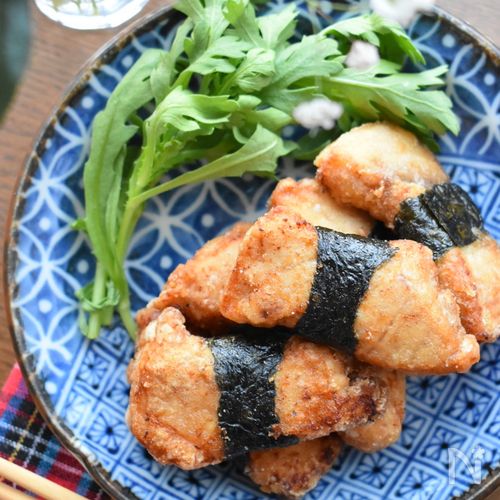 お肉と間違える♡冷めても柔らか♡カジキの海苔巻き揚げ♡