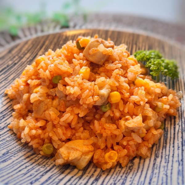 アレンジレシピ：喫茶店風チキンライス - トリゼンフーズ株式会社 九州産華味鳥