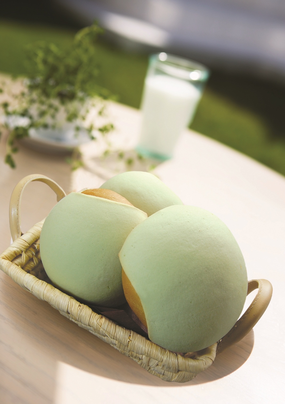 抹茶のメロンパン 写真素材6677053- フォトライブラリ