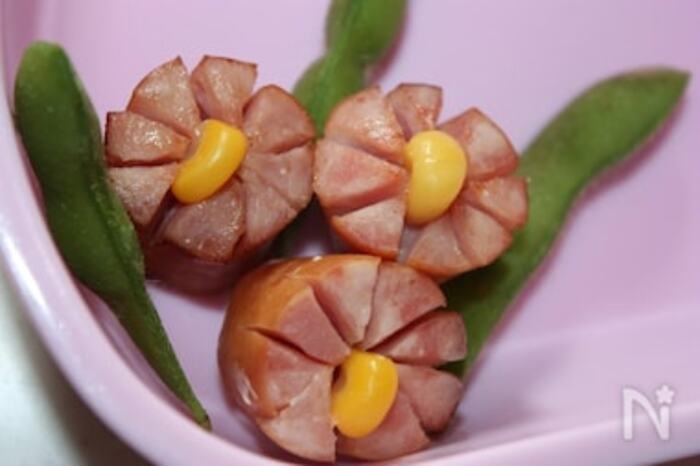 可愛いウインナー切り方のアイデア