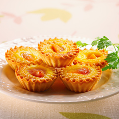 柿のマスカルポーネチーズプチタルト