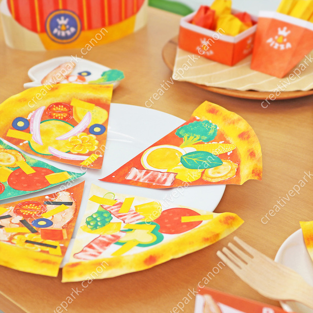 ピザを作ったよ♪ - チャレンジキッズ