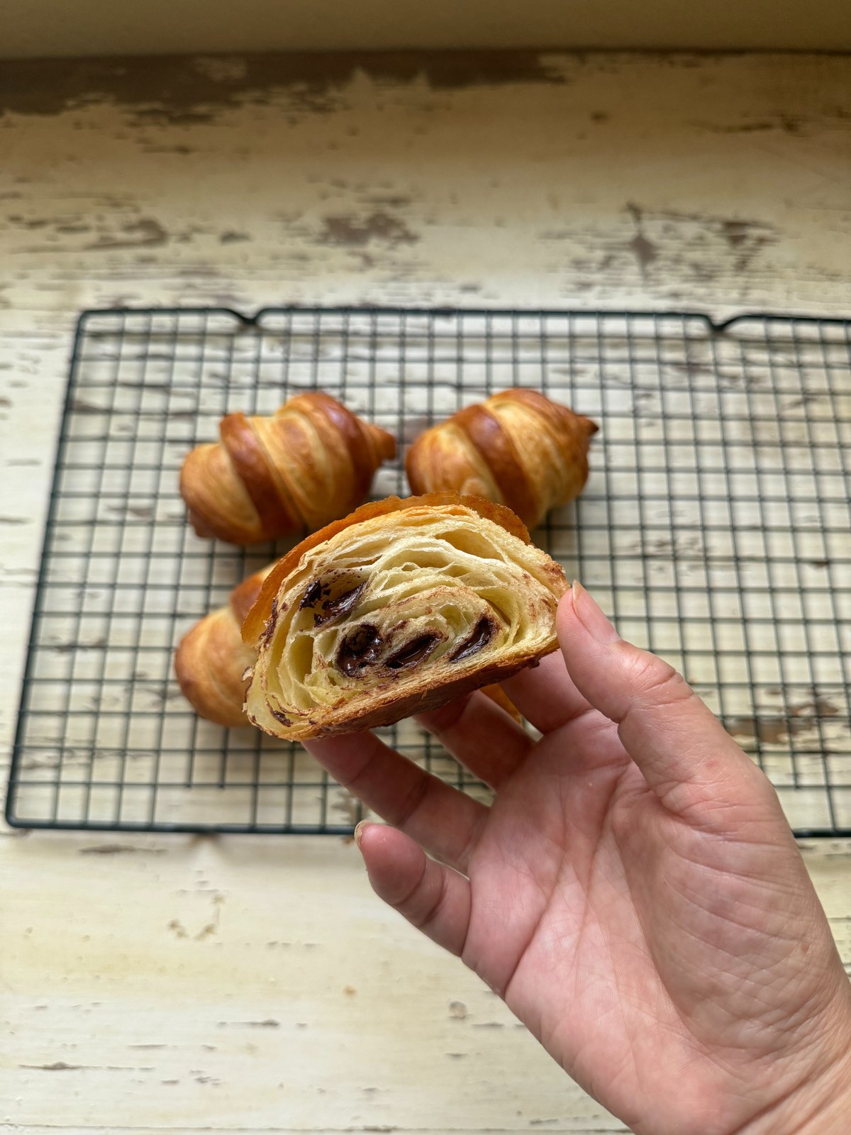 パン作り初心者さんも焼ける♪バターなしクロワッサン 美肌米粉クロワッサン♡砂糖なし 美肌米粉パン教室 オイルカット オンライン全国対応 あいぱん