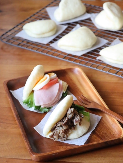 ふわふわ生地がたまらない♪ 割包