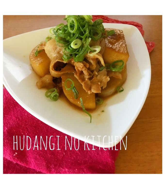 レンジであっという間に完成！味しみ大根と豚肉の煮物レシピantenna アンテナ