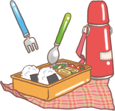 かわいい唐揚げ弁当イラスト・フリー素材なら「シンテリ」