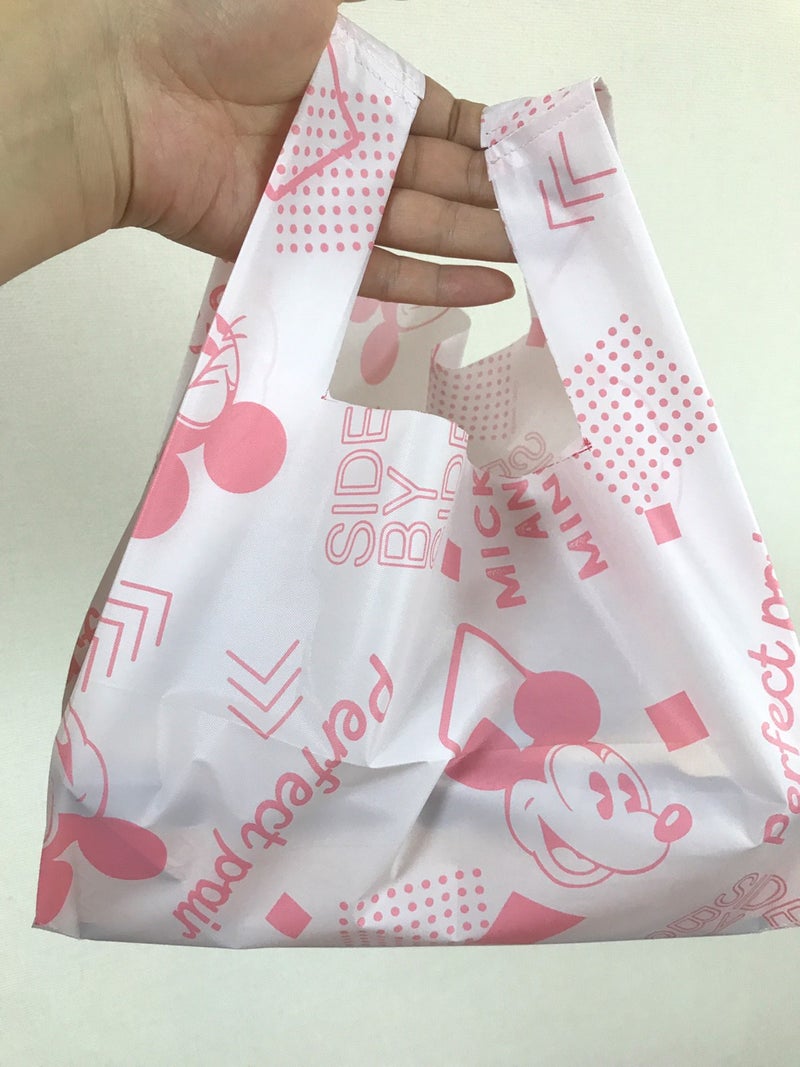 めちゃ簡単❣️コンビニエコバッグがダイソーハギレ1枚でピッタリ❣️