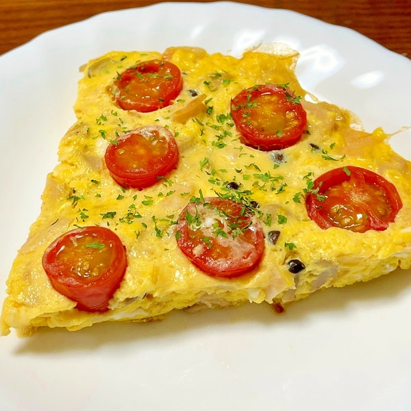 冷凍ほうれん草で！ 簡単スパニッシュオムレツ