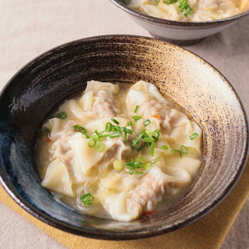 明星 ノンフライワンタン しょうゆスープ明星食品