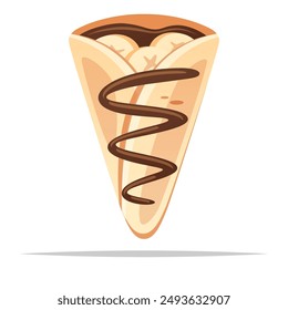 シンプルで可愛いクレープ作りイラストのフリー素材イラスト無料イラスト・フリー素材ならNovaStock