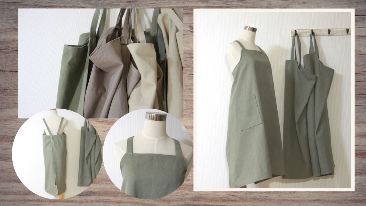 プレゼントや自分用に。毎日のキッチンのお供 おしゃれエプロン を作ってみようキナリノ