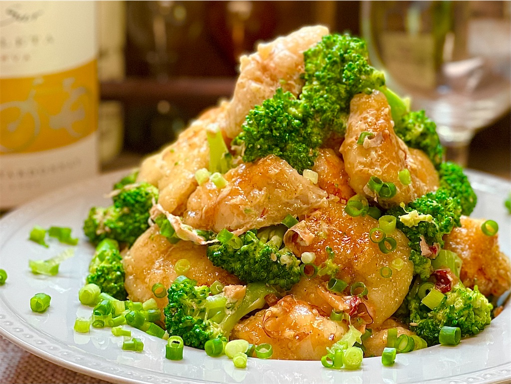 鶏むね肉とブロッコリーのマヨあえ