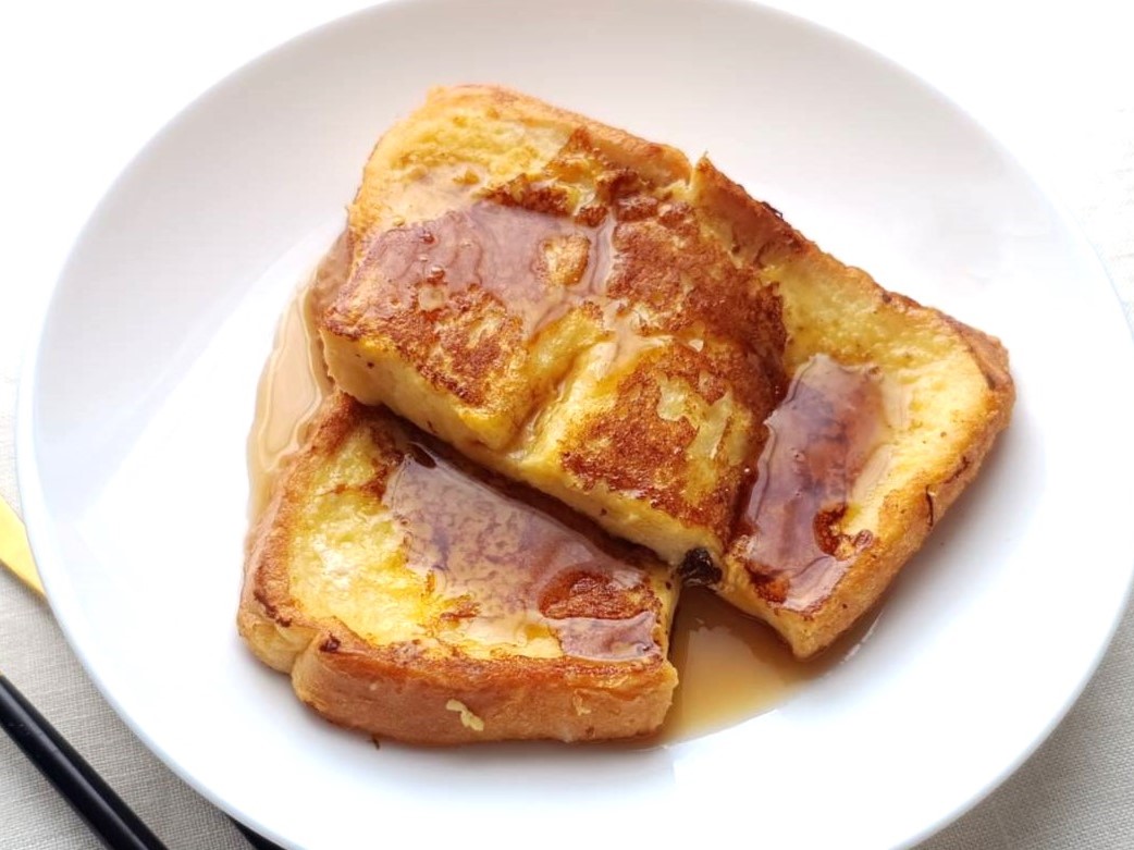 ふわふわフレンチトーストオレンジソース