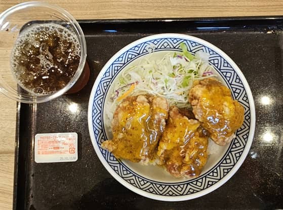 吉丼のピリ辛青ねぎから揚げ定食が美味すぎた！ライヒーの大阪ぐらし