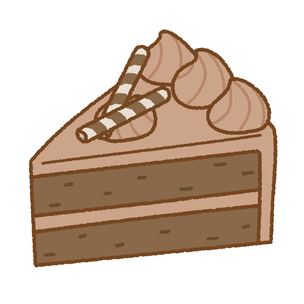 チョコミントケーキのイラストかわいいフリー素材集 いらすとや