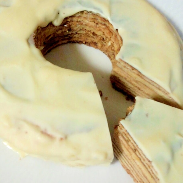 ホットケーキミックスでバームクーヘン