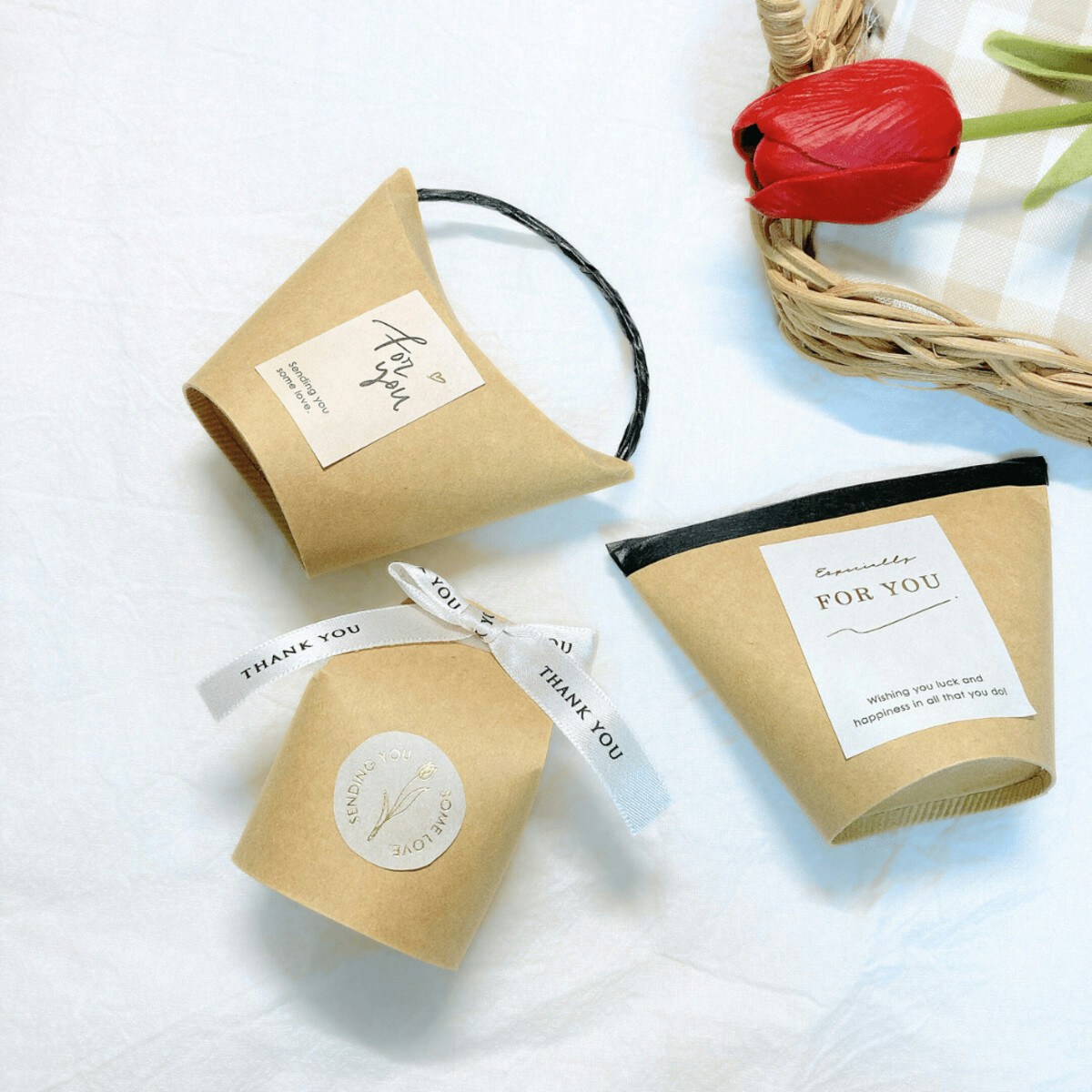 パパっとおしゃれ 紙コップ で完成！キュートなラッピングアイデア3選ママリ