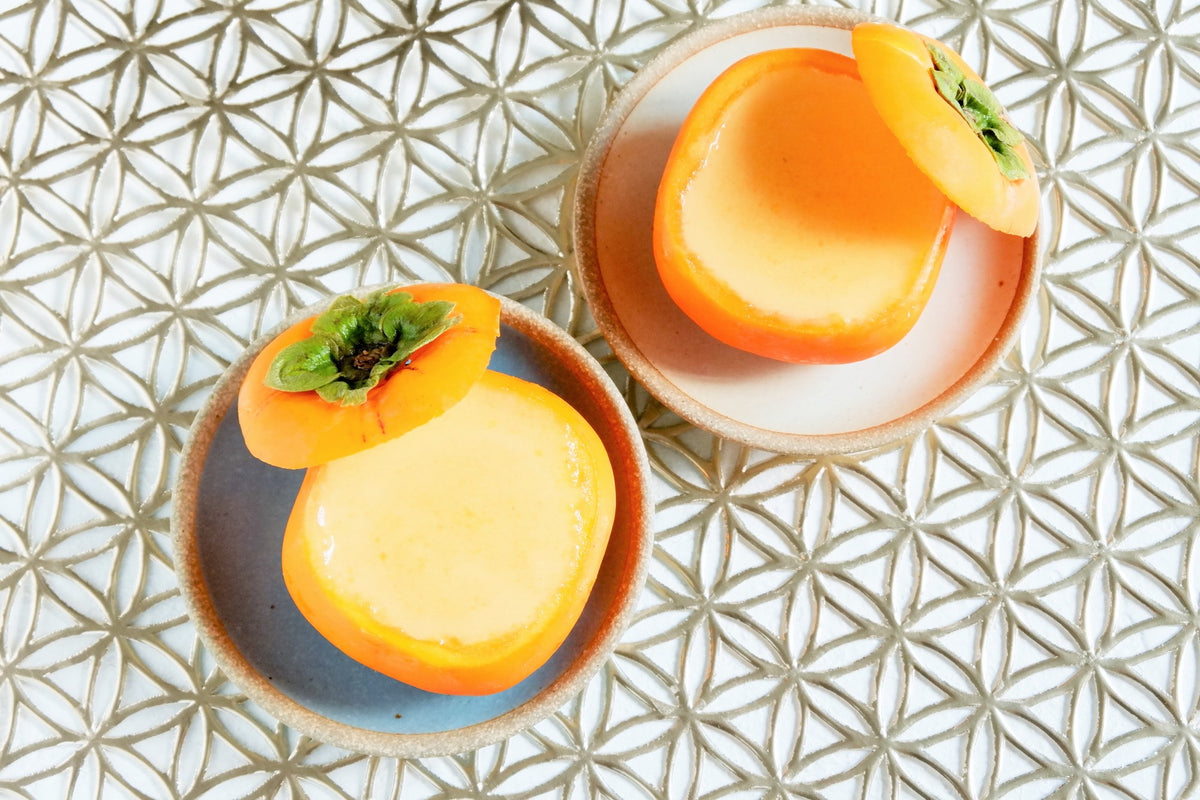 材料は柿・牛乳のみ！10分でできる丸ごと柿のとろとろプリン – 『蝶結び』公式通販出産・結婚祝い、内祝い、お誕生日祝いなどフルーツギフト高級贈答果物専門店