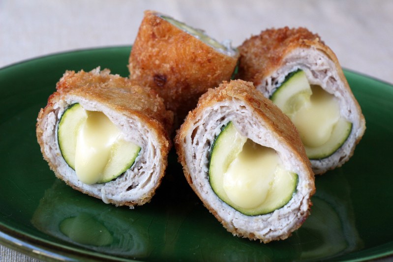 チーズの肉巻きフライ 副菜