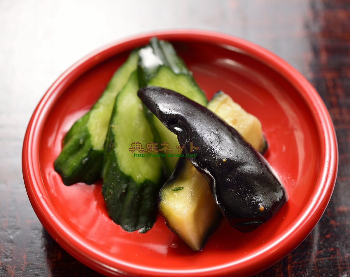 粉からしでなすの辛子漬け