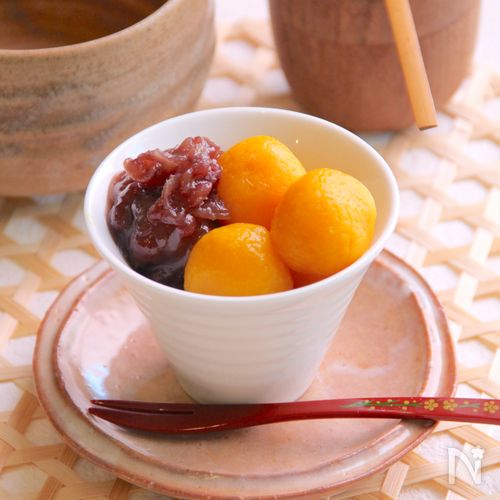 レンジカボチャ団子