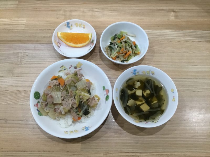 野菜たっぷり中華丼