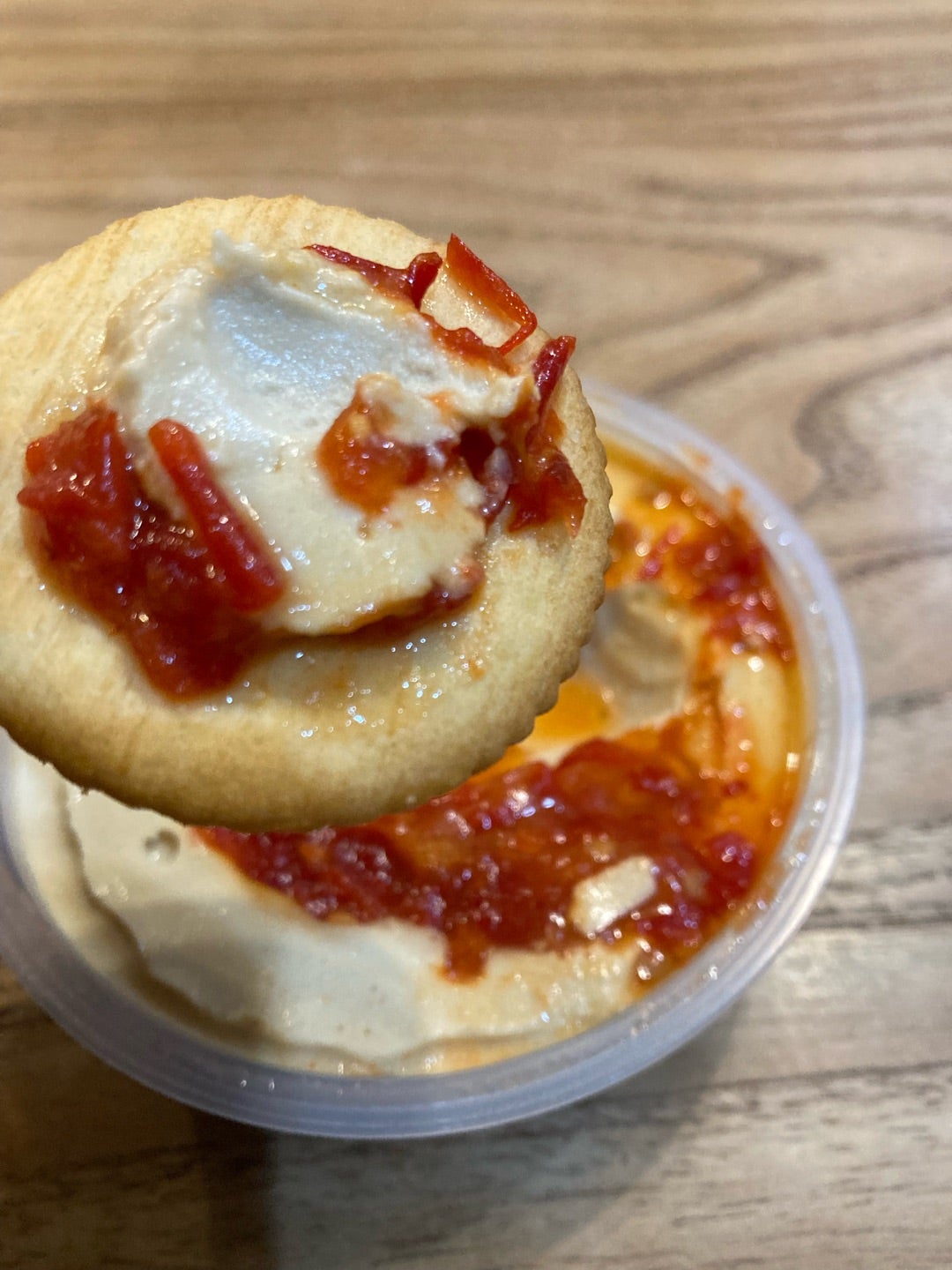 レビュー フムス レッドチリ業務スーパ