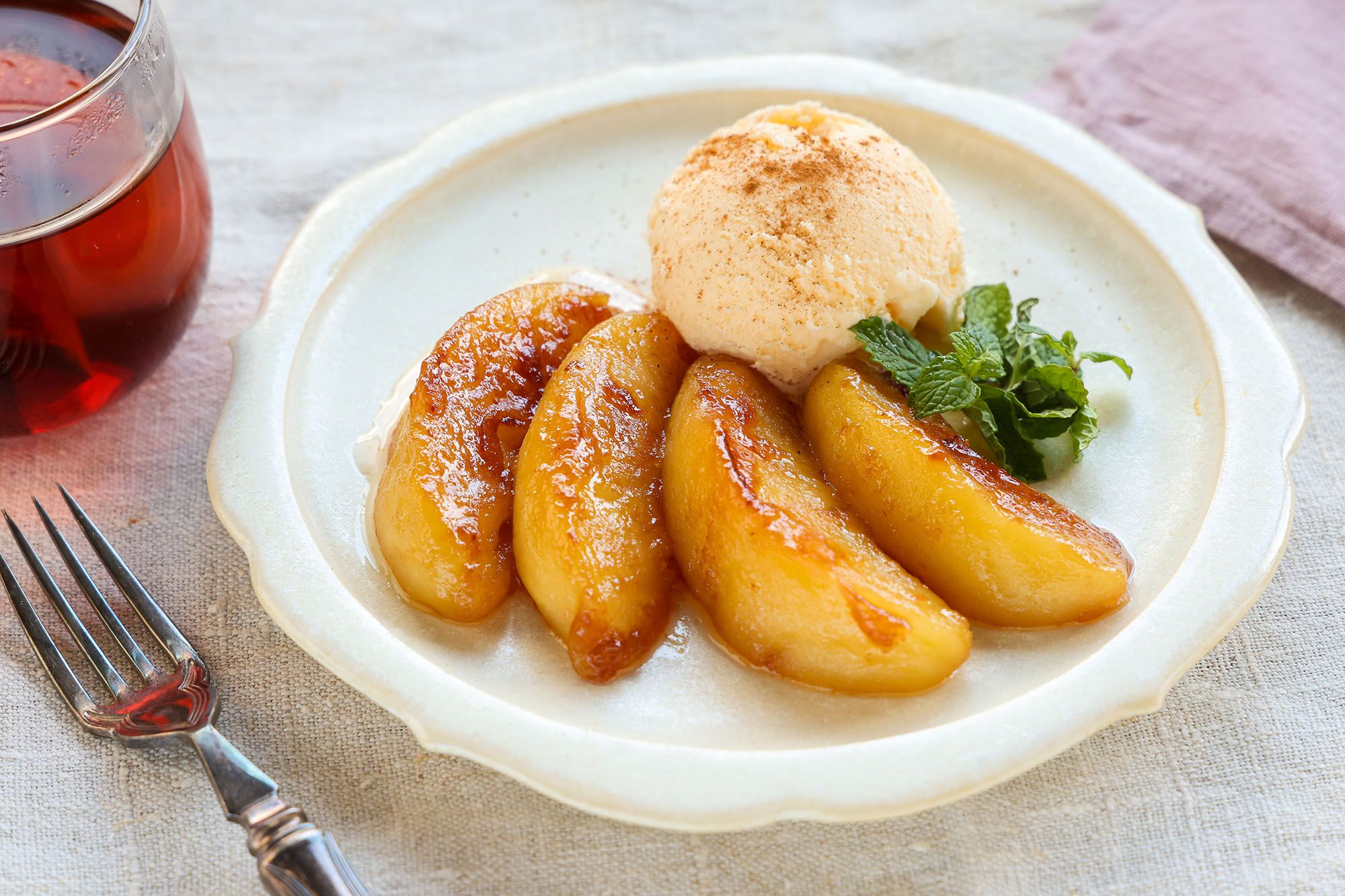 冬おやつに「りんごのカラメルバター焼き」簡単レシピ