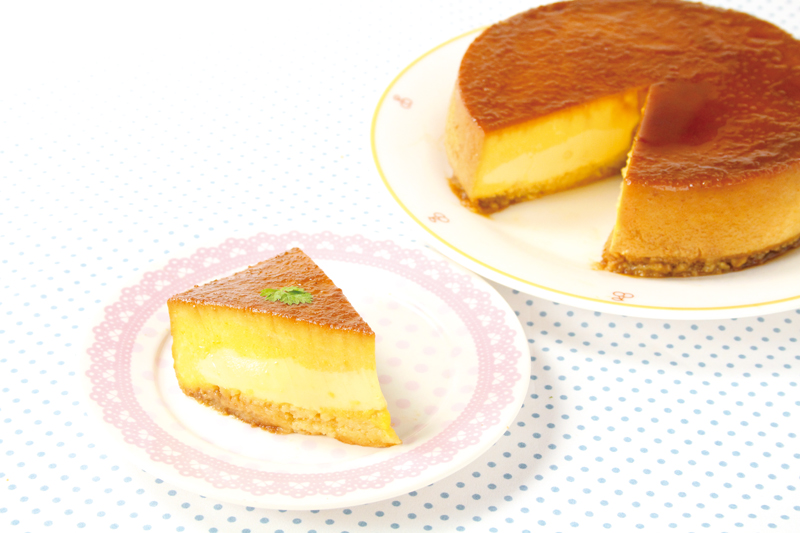 ハロウィンのかぼちゃプリンタルト