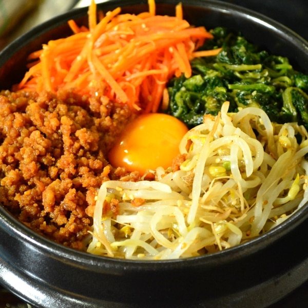 フライパンで！ 鶏そぼろの石焼風明太ビビンバ