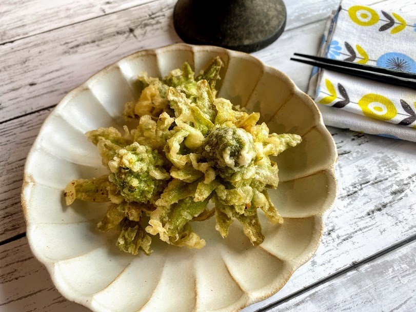 元気になるレシピ春の味を満喫！菜の花の天ぷら