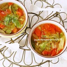 トマトとキノコのダイエットスープ