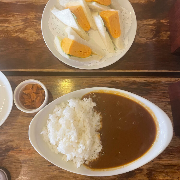 喫茶チロル喫茶チロルのカレー美味しかったー京都カフェ京都グルメ京都カレ