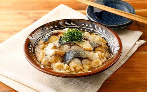 湯せんでふわっとジューシー骨取りさばみぞれ煮 2切 有機野菜 通販 Ｏｉｓｉｘ おいしっくす