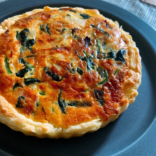 食パンで作る！ほうれん草のキッシュ