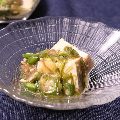 さっぱり美味しい！めかぶとオクラのトマト和えレシピ