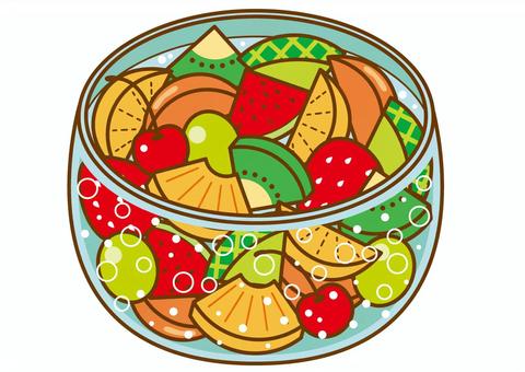 ネコぱんミニイラストフレーム スイカのフルーツポンチお風呂 ミニ額 マグネット イラスト FWAFWA house 通販17868120Creema クリーマ