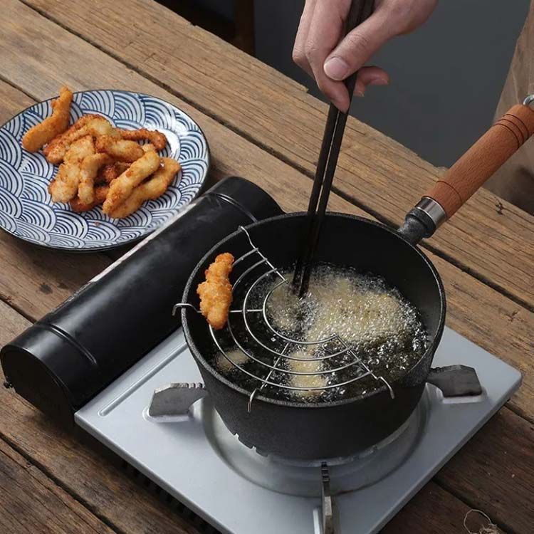 アルミ打出DON業務用大型料理鍋45cm＆手付揚げザル43cmセット 日本製のことなら、暮らしの道具と調理鍋専門店 三和屋へ