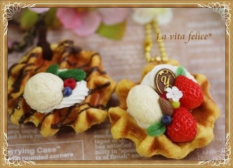 ワッフルデコレーションsweets cafe blog