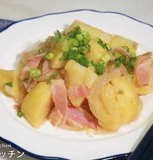 じゃがいもレシピ レンジ＆トースターで！ポテトのベーコンチーズ焼き