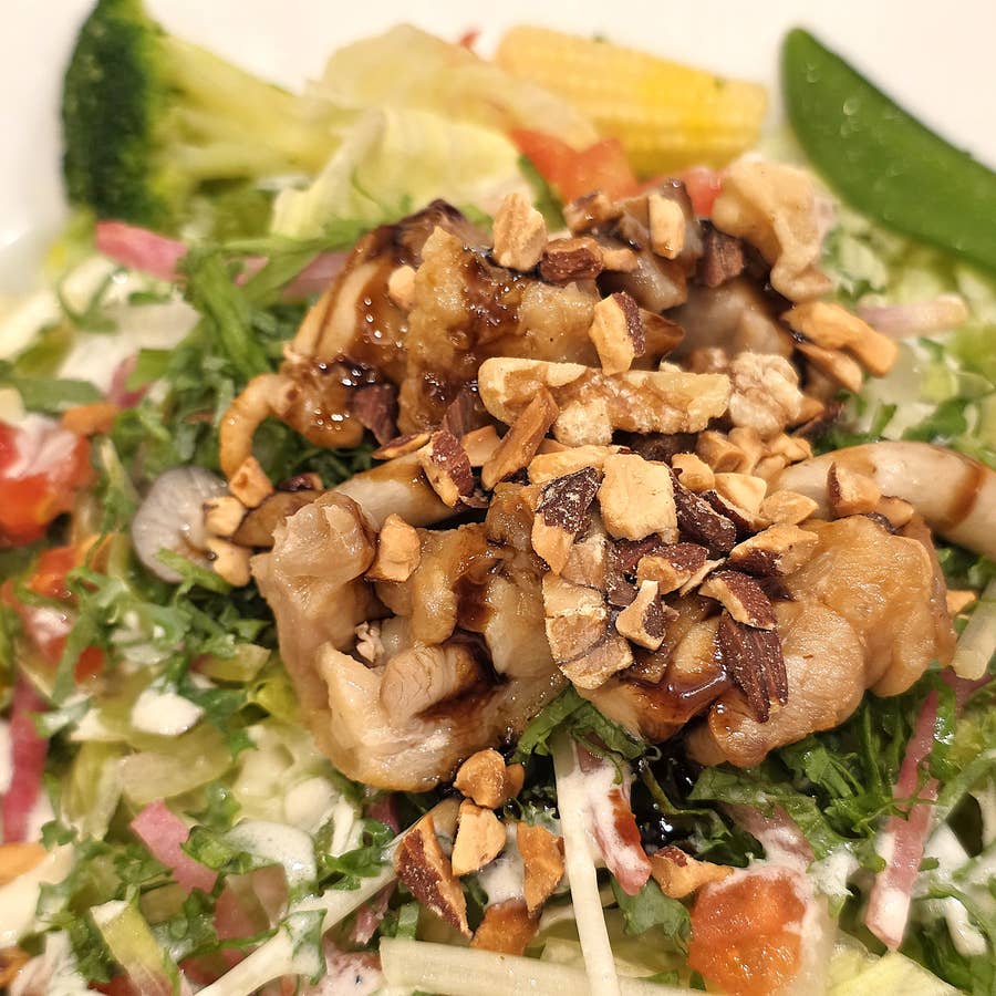 オレンジとナッツのグリーンサラダの作り方こころ満たすレシピ