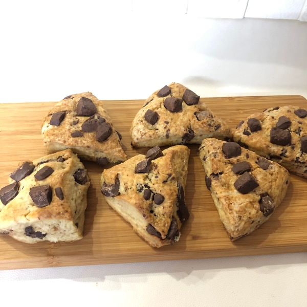 さっくりチョコチップスコーン