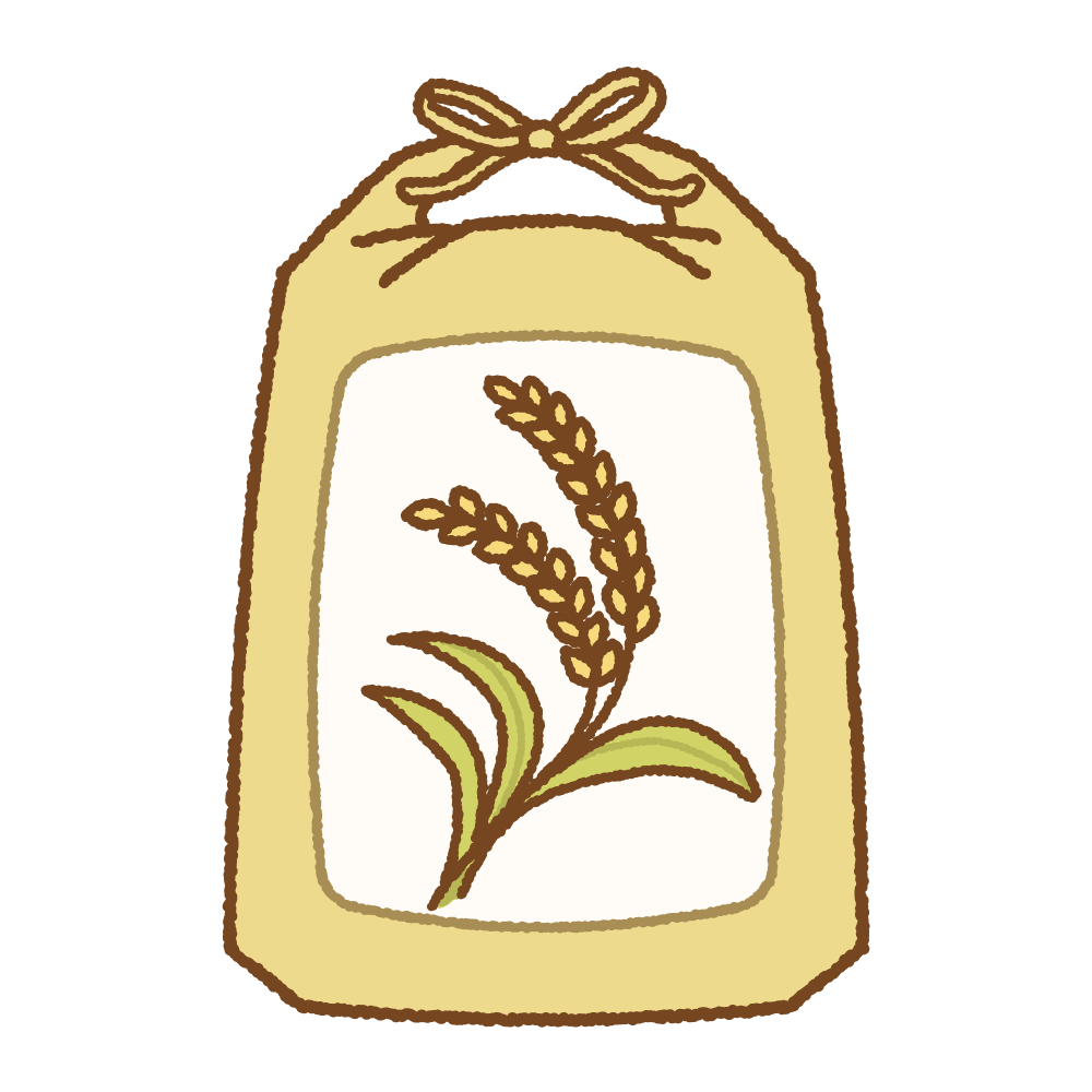 フリーイラストお米のキャラクターパブリックドメインQ：著作権フリー画像素材集