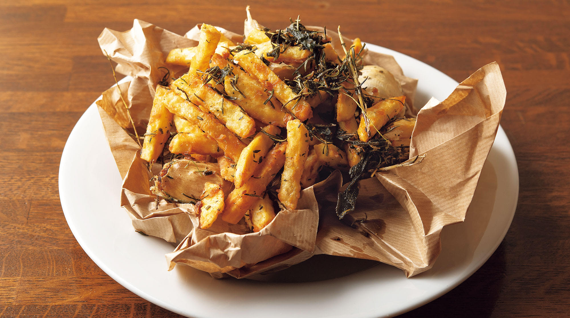 レンチン時短♪トスカーナ風フライドポテト＊