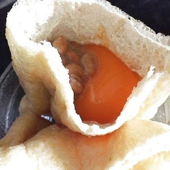 染みうま♡『油揚げの巾着たまご』節約中にも◎