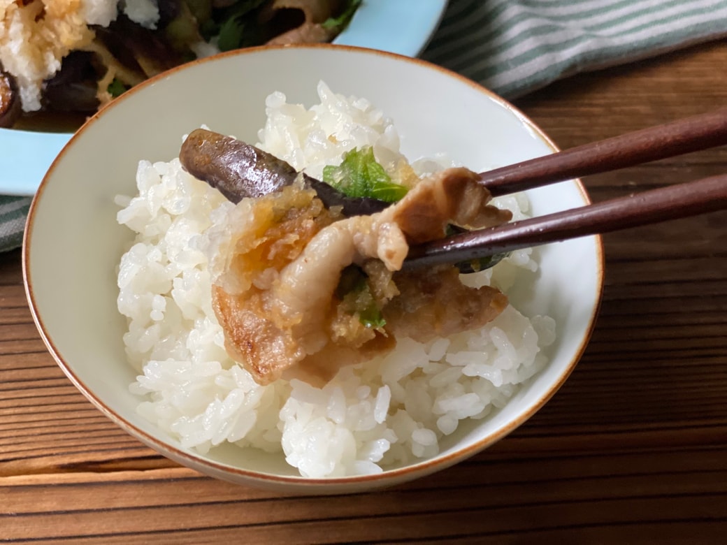 豚バラ」と「なす」をおろしポン酢で炒める！4人分500円 食費節約ボリューム満点おかず