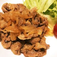 たまには違う味付けで♪ 豚バラのマスタード炒め